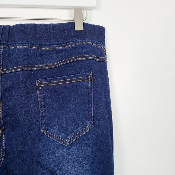 JVINI Pull-On Ripped Destroyed Stretch Skinny Denim Jegging Jeans Size 1XL - Picture 6 of 8